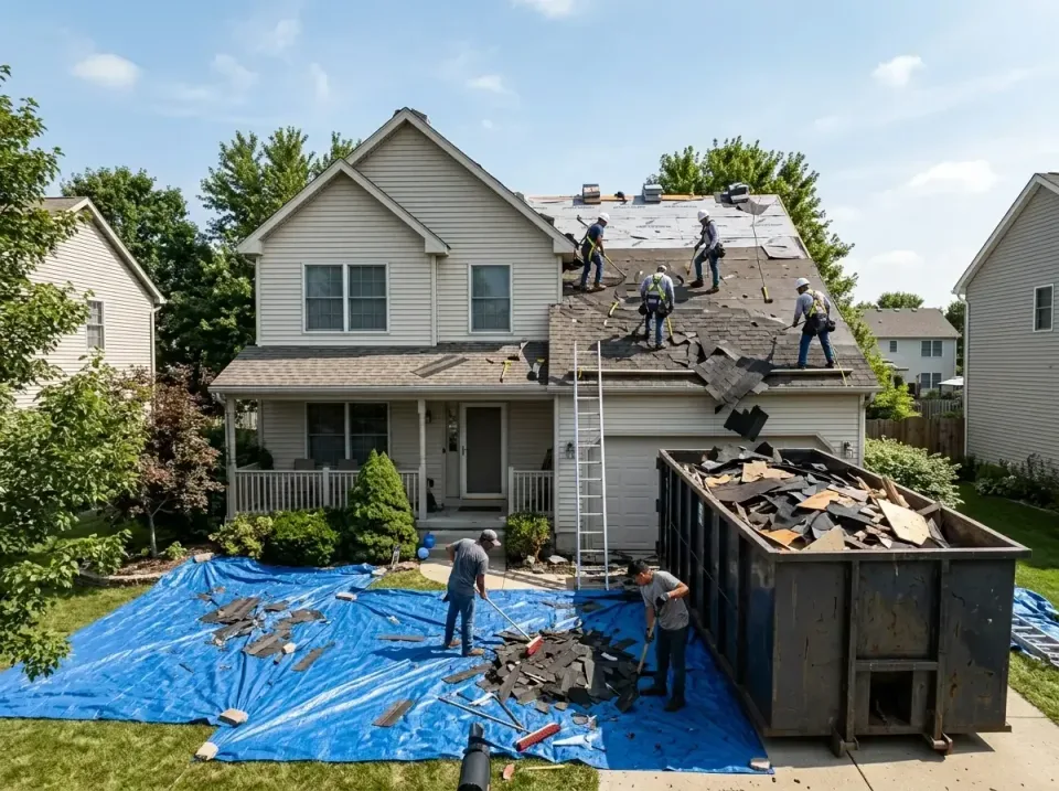 roof-replacement-debris-remova-004 — frequently asked questions, Cheapest Dumpster Rentals in Gary, IN